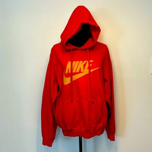 Nike red and gold vintage hoodie - Picture 1 of 2